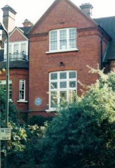 ハムステッドの旧宅近影